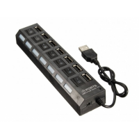 🟢 USB HUB на 7 порта с выключателями 2.0