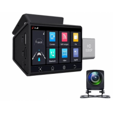 🟢 Видеорегистратор DVR K11 2камеры ADAS 3" Full HD 4G GPS WiFi BT Android 8.1