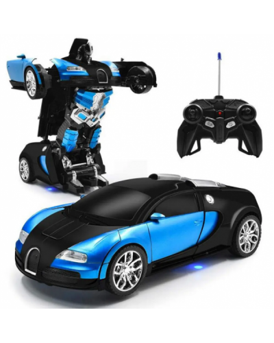 Трансформер машинка Bugatti Car Robot TT663 (БОЛЬШАЯ!) 30 СМ! (18)