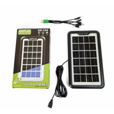 🟢 Портативная солнечная панель GDPLUS GD-10X с USB (60)