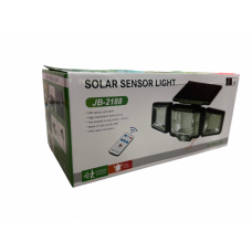 🟢 Уличный тройной светильник с датчиком движения на солнечной батарее BL-JB-2188 (24)