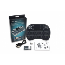 🟢 Беспроводная клавиатура Mini Keyboard Backlit с тачпадом и подсветкой i8 (100)