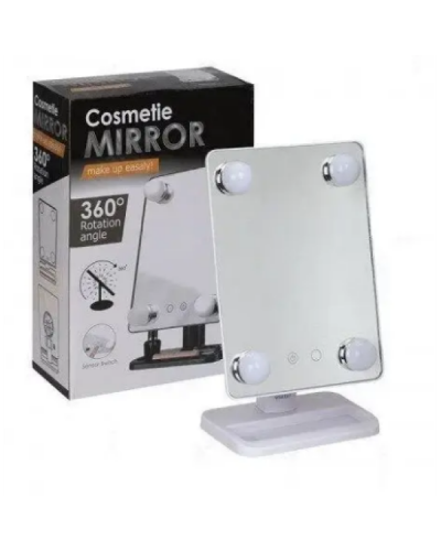 Зеркало Cosmetie mirror 360 Rotation Angel с подсветкой для макияжа SZK-8 (20)