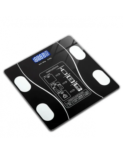 Напольные умные фитнес весы Bluetooth до 180 кг / Смарт весы с приложением A27 (20)