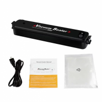 Вакуумний пакувальник харчових продуктів Vacuum sealer (чорний) 3966-1/4159-6 (40)