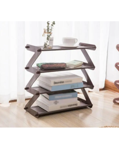 Полка стойка органайзер для обуви 4 полки Shape Shoe rack Z5808 (40)