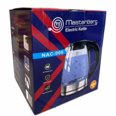 🟢 Чайник электрический стекляный Masterberg 2L NAC-006 (12)