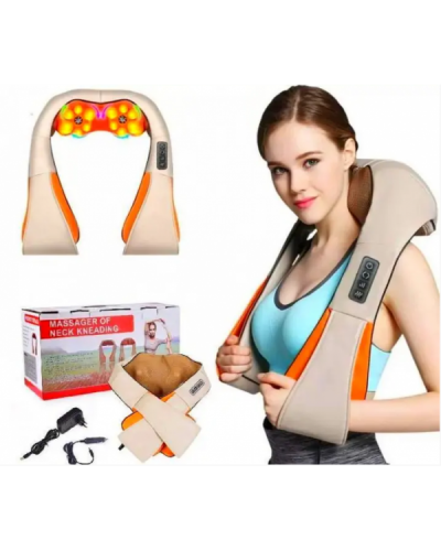 Роликовий масажер для спини та шиї Massager of Neck Kneading LK202310-28 (20)