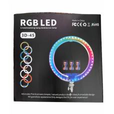 🟢 Лампа кольцевая RGB 3D 45 (10)