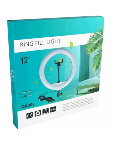 Лампа кільцева RING FILL LIGHT QX300 30см LK202301-31 (30)