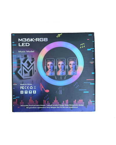 🟢 Лампа кольцевая YYMK36 RGB (20)