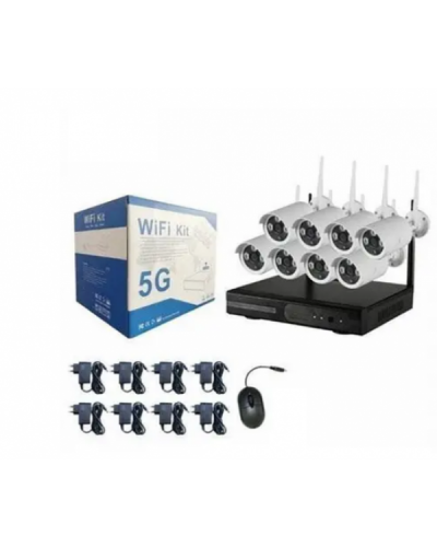 Набор камер видеонаблюдения 5G KIT WiFi 8CH