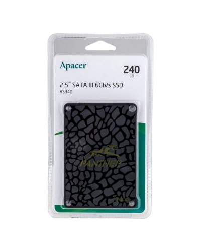 SSD Диск Apacer AS340 240GB 2.5" 7mm SATAIII Standart (AP240GAS340G-1)