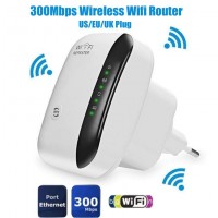 WIFI REPEATER Dynamode Підсилювач сигналу, репітер. ретранслятор 300Mb Білий (100)