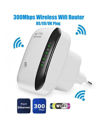 WIFI REPEATER Dynamode Підсилювач сигналу, репітер. ретранслятор 300Mb Білий (100)