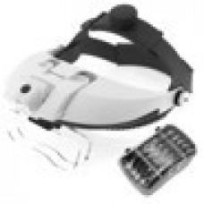🟢 Лупа-очки бинокулярная с led-подсветкой MG82000M (1x, 1.5x, 2.0x, 2.5x, 3.5x, комбинирование)