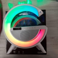 🟢 Настольная лампа, ночник RGB 3-in-1 HM-3130 Rainbow Light-Wireless Charger-Speaker с беспроводной зарядкой(24)