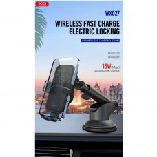 Автодержатель XO WX027 Wireless 15W Мятая упаковка