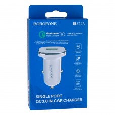 Авто Зарядное Устройство Borofone BZ12A QC 3.0