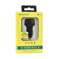 Авто Зарядное Устройство Borofone BZ14A PD20W+QC3.0 3A