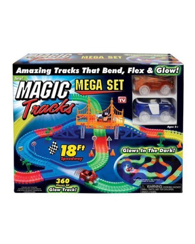 Magic Tracks 360 деталей светящейся дороги