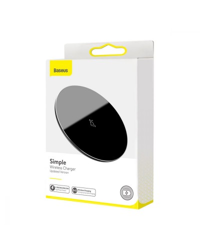 Бездротовий зарядний пристрій Baseus Wireless Charger 15W (Upgraded Edition) WXJK-B