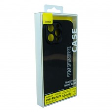 Чехол Baseus Liquid Silica Gel Case+Glass 0.22mm для iPhone 14 Pro ARYT001301