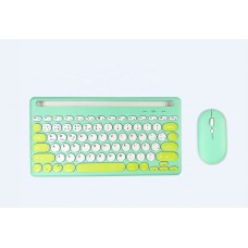 🟢 Двухрежимную беспроводную клавиатуру с мышкой и удобной подставкой для телефона и планшета (9)