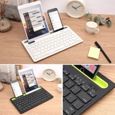 🟢 Беспроводная клавиатура с подставкой для планшета и телефона Bluetooth-клавіатура Sandy BK 230 Black (20)