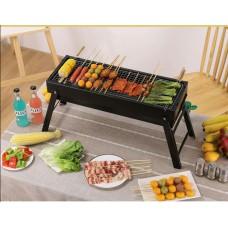 Складной BBQ гриль, мангал, сетка Mensory Grill Portable, 35 см длина, черный