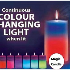 🟢 Восковая декоративная свеча Mood Magic с настоящим пламенем и LED подсветкой