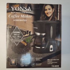 🟢 Капельная кофеварка с колбой и подогревом на 650 ML YONSA 650W