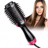 🟢 Керамическая фен щетка стайлер для укладки волос 3 в 1 One Step Hair Dryer and Styler расческа с феном