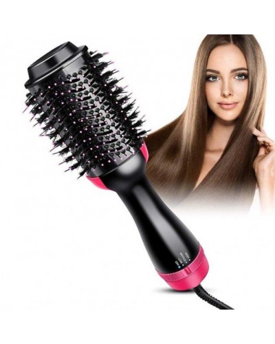 Керамическая фен щетка стайлер для укладки волос 3 в 1 One Step Hair Dryer and Styler расческа с феном