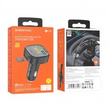 Модулятор Borofone BC43 Flash QC3.0 car BT FM transmitter