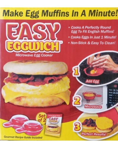 Форма для приготовления яиц в микроволновке Easy Eggwich