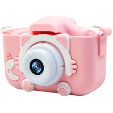 🟢 Детский цифровой фотоаппарат Smart kids Kitty Котик фотокамера с 2" экраном с встроенными играми