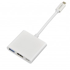 Переходник Borofone DH4 Type-C converter(Type-C to USB3.0+HDMI+PD)