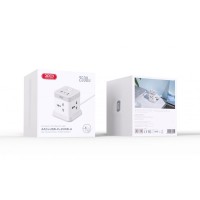 Мережевий Подовжувач XO WL20 20W Square Socket 4AC +USB-A+1USB-C PD/QC 2m