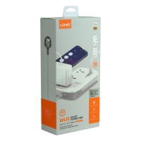 Мережевий Подовжувач LDNIO SCW3451 3 ports/PD/3USB/1 QC 3.0/1 Type-C/WiFi