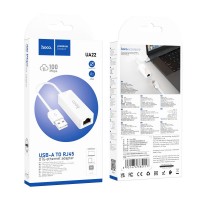 Перехідник Hoco UA22 USB to Ethernet adapter (100 Mbps)