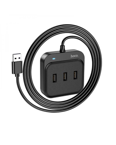 USB Hub Hoco HB31 Easy 4-in-1 converter(USB to USB2.0*4)(L=1.2M)