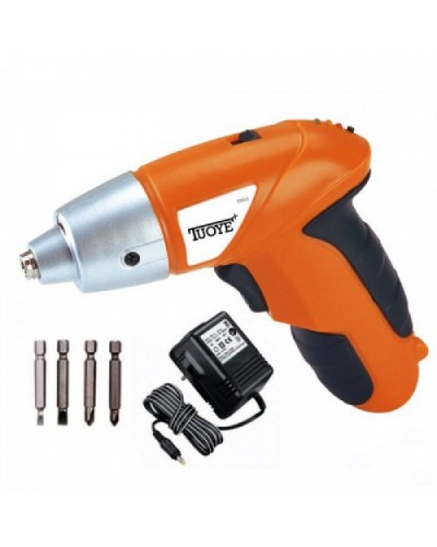 Аккумуляторный мини шуруповерт электрическая отвертка TUOYE Cordless Screwdriver