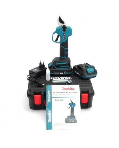 Акумуляторний секатор Makita DUP365 (24V, 5AH), АКБ секатор Макіта