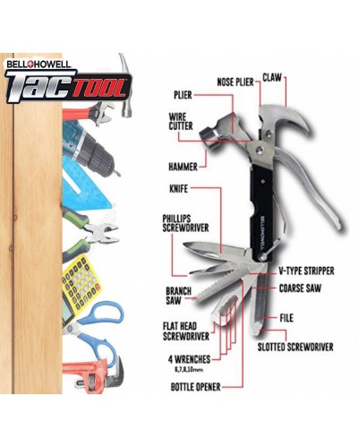 Мультитул с молотком Multi hammer 18 IN 1 DOS-11 (48)