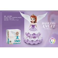 🟢 Вращающийся танцующая кукла-ночник принцесса Dancing Angel Ice Princess