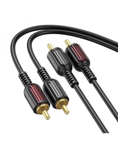 Аудіо Кабель Borofone BL13 dual RCA to dual RCA 1,5M