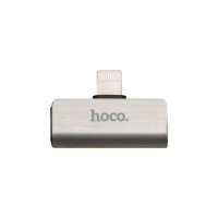 Переходник Hoco LS24 Dual Lightning Converter Мятая упаковка