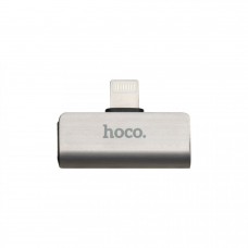 Переходник Hoco LS24 Dual Lightning Converter Мятая упаковка