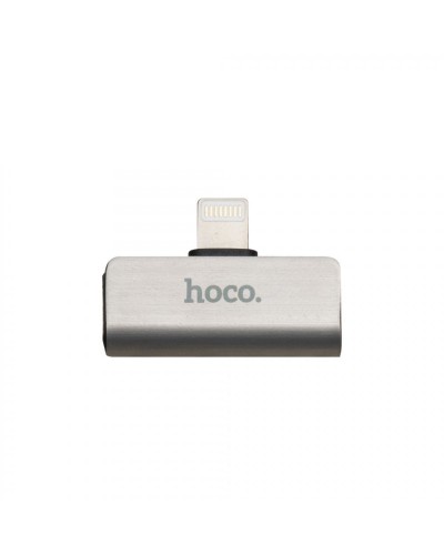 Переходник Hoco LS24 Dual Lightning Converter Мятая упаковка